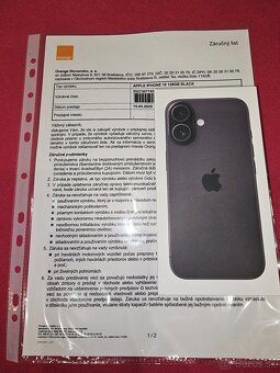 Predám Apple iphone 16 - 2