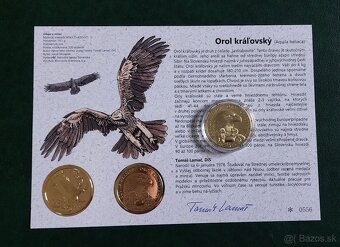 Autorská karta 5 Euro 2025 Orol kráľovský - 2