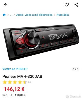 Pioneer MVH-330DAB - 2