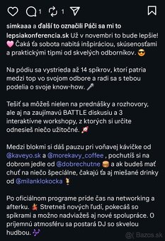 Lepšia Konferencia Košice - 2