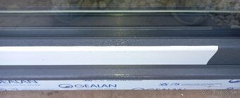 Predám sklopne okna 148x46 ,150x50 , antracit/biela trojsklo - 2