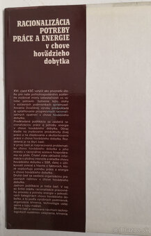 Racionalizácia potreby práce a energie v chove hovädzieho d - 2