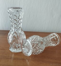 Malé  sklenené vázy - K.Koňák - 2