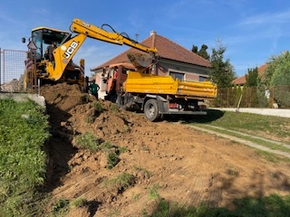 Výkopové a zemné práce, pretlačanie - 2