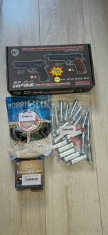 Airsoftová pistole M9A1 WE logo - celokov, GBB, CO2, WE - 2