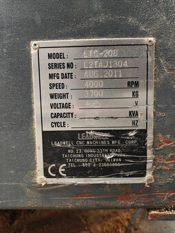 CNC soustruh Leadwell LTC 20B, r.v. 2011 - 2