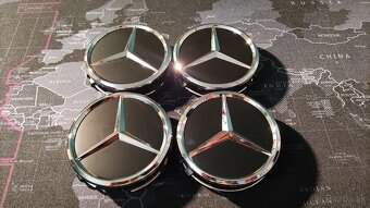 Mercedes krytky stredovej diery kolies 75mm viac farieb BA - 2