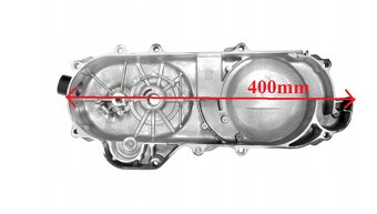 Kryt variátora nový pre 139QMB 50cc 40cm (10 palcové kolesá) - 2