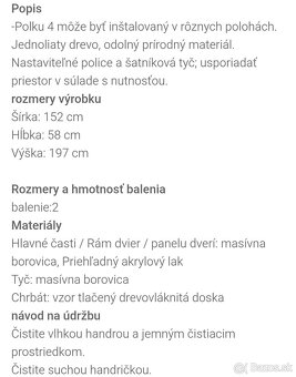 Hemnes šatníková skriňa - 2