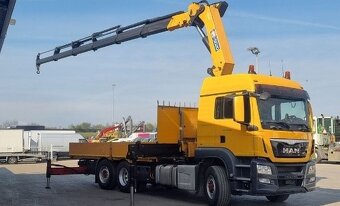 9902 MAN TGS 26.480 - 6x4 – Valník + HR-HMF 5020 K6 – EURO 6 - 2