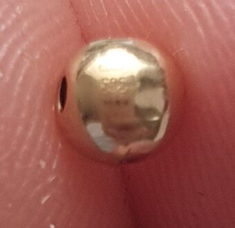 Perlový prsteň s guličkou zo 14k.zlata - 2