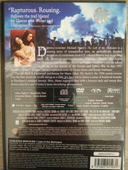 DVD film Posledný Mohykán - 2