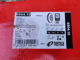 NOVÉ Predné brzdové kotúče Jumper Boxer Ducato - 2