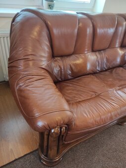 kožená sedačka 3+2 - 2