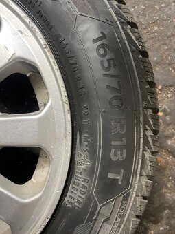 Predám elektróny 4x100 165/70 R13 - 2