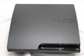 PS3 Slim CECH-3004B 320GB + originál ovládač + káble - 2