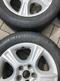 Hliníkové disky R15 + letné pneu Good Year - 2
