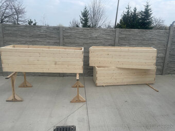 Vyvýšené záhony 2m x 0,9m x 0,63m (dšv) - 2