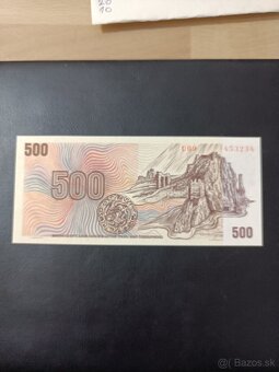 Bankovka 500Kčs 1973 kolok - 2