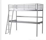 Poschodová posteľ s písacím stolom IKEA - 2