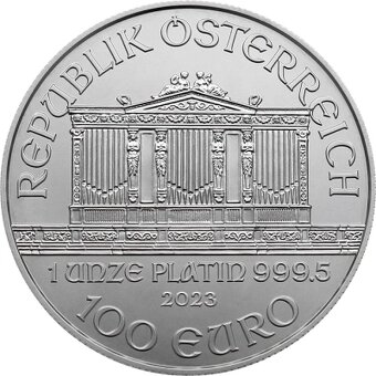 Platinová investičná minca Wiener Philharmoniker 1 Oz - 2
