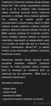 Predám pulznú invertorovu TIG zváračku Kemppi Minarc Tig 250 - 2