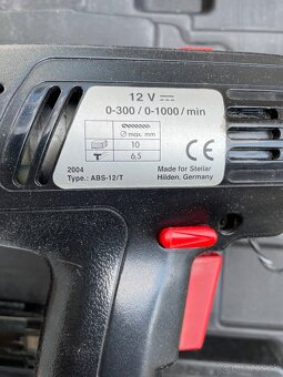 Akuskrutkovač Techline 12V - 2