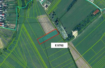 Rožňová, Bošianska Neporadza – 342 m2 ORNÁ PÔDA a LES - 2