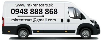 Prenájom dodávok - 2
