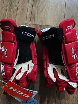 Rukavice CCM FT6 PRO 14"  červené - 2
