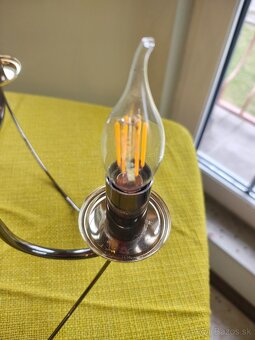 Kovový chrómový luster - 2