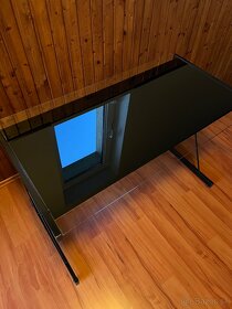 Písací kancelársky stôl čierny - 2