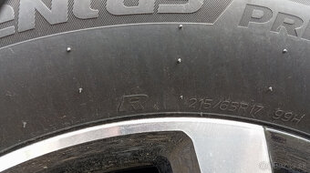 Predám nové letné pneumatiky Hankook R17 - 2