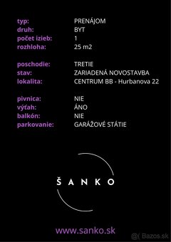 DIZAJNOVÝ 1 IZBOVÝ BYT V NOVOSTAVBE + GARÁŽOVÉ STÁTIE - 2