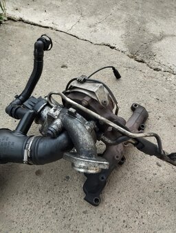 turbo, turboduchadlo, 1.6 tdi 55kw caya fabia 2 škoda - 2