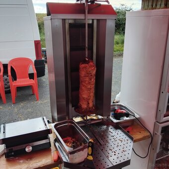 Plynový gyros / kebab gril POTIS GD4 - 2