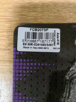 Brzdové doštičky FERODO - 2