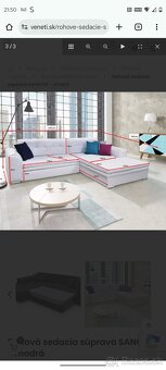 Veľká rohová sedačka - 2