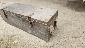 Vojenska drevena krabica bedňa 7. - 2