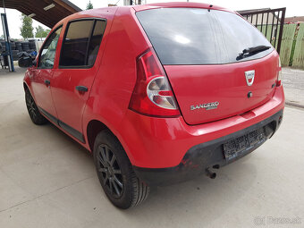 DACIA SANDERO  1,4B  55KW  RV.2008 - 2