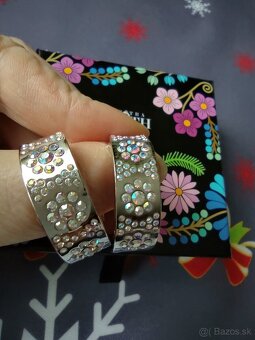 Zľava 15 eur+poštovné grátis - trblietavé náušnice P. Toth - 2