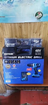 vŕtačka a skrutkovač 28-dielna, 1500 ot./min., 2 batérie 48 - 2