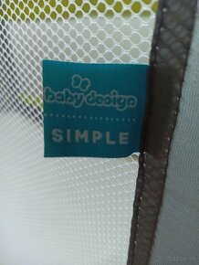 Cestovná postieľka zn. Baby design simple - 2
