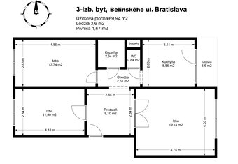 Byt blízko mesta a stanice - 2