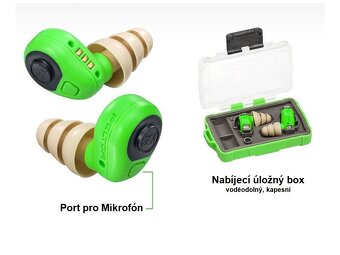 Peltor elektronické ušné zátky s príposluchom - 2