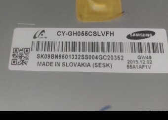 Obrazovka Samsung UE55H6470SS Smart 3D 55" - 2