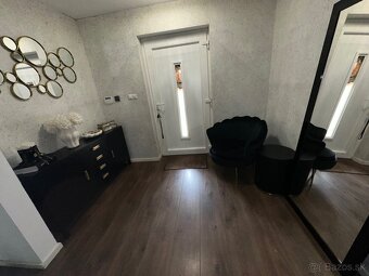 Zrkadlo s čierným lesklým rámom 180x80 - 2