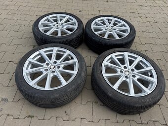 Skoda original Elektrony 17R + Pneu - 2