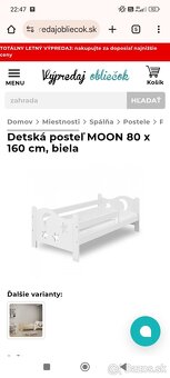 Posteľ , komoda na boxy ,kolobežka - 2