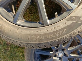 Hlinikove disky s pneumatikami 225/50 R17 - 2